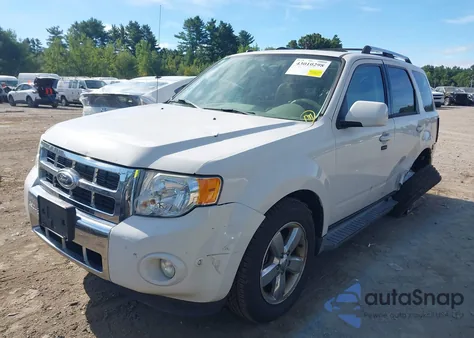 2012 Ford Escape Limited z USA, uszkodzony, nr VIN 1FMCU9E76CKB25603